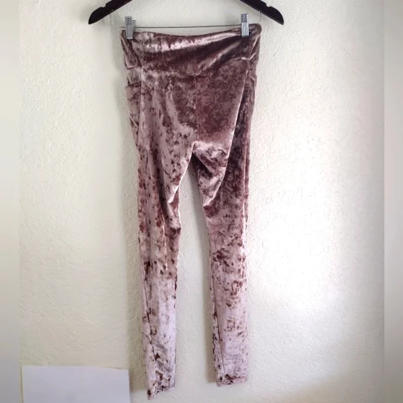 Fabletics Crushed Velour Crossover Leggings - Picture 9 of 9